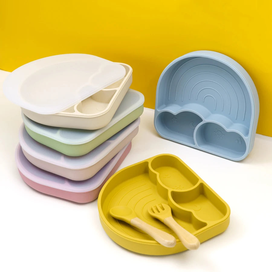 Baby Plate With Sucker Feeding Bowl - PAMU8