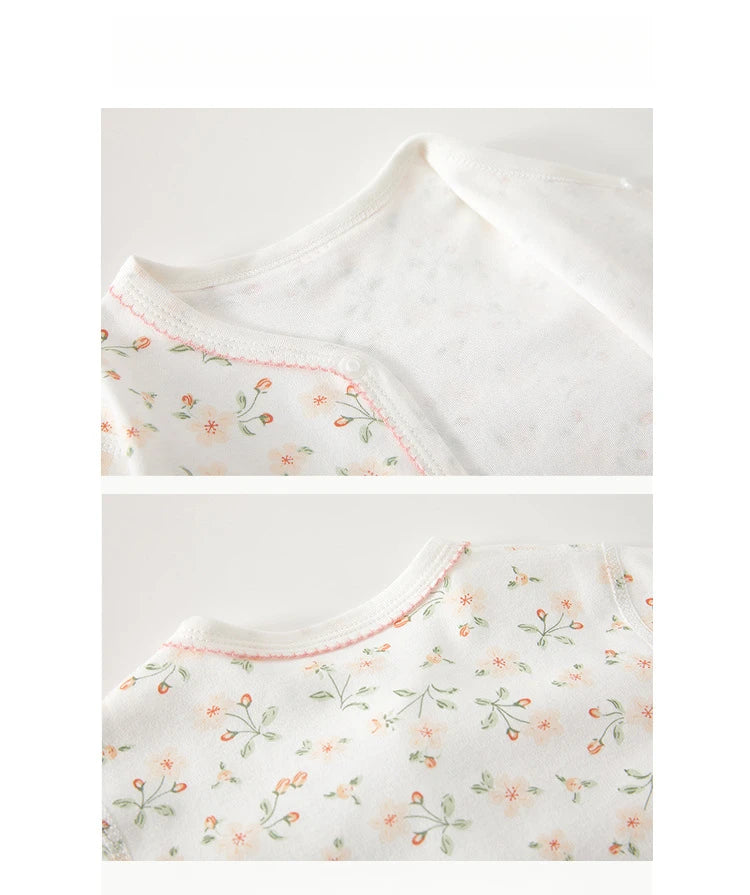 Printed Cotton Baby Girl Jumpsuit
