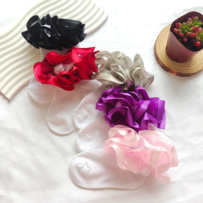 Kids Lace Ruffles Girls Short Socks