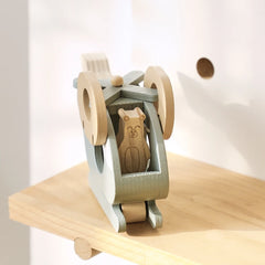 Wooden Plane and Helicopter Toy Set