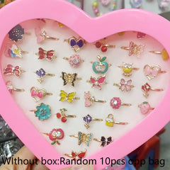 Cute Cartoon Kids Rings Set for Girls | PAMU8