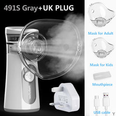 Portable Nebulizer Inhaler: Quiet Mesh Mist for Kids