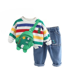 Striped Long Sleeve Baby Set