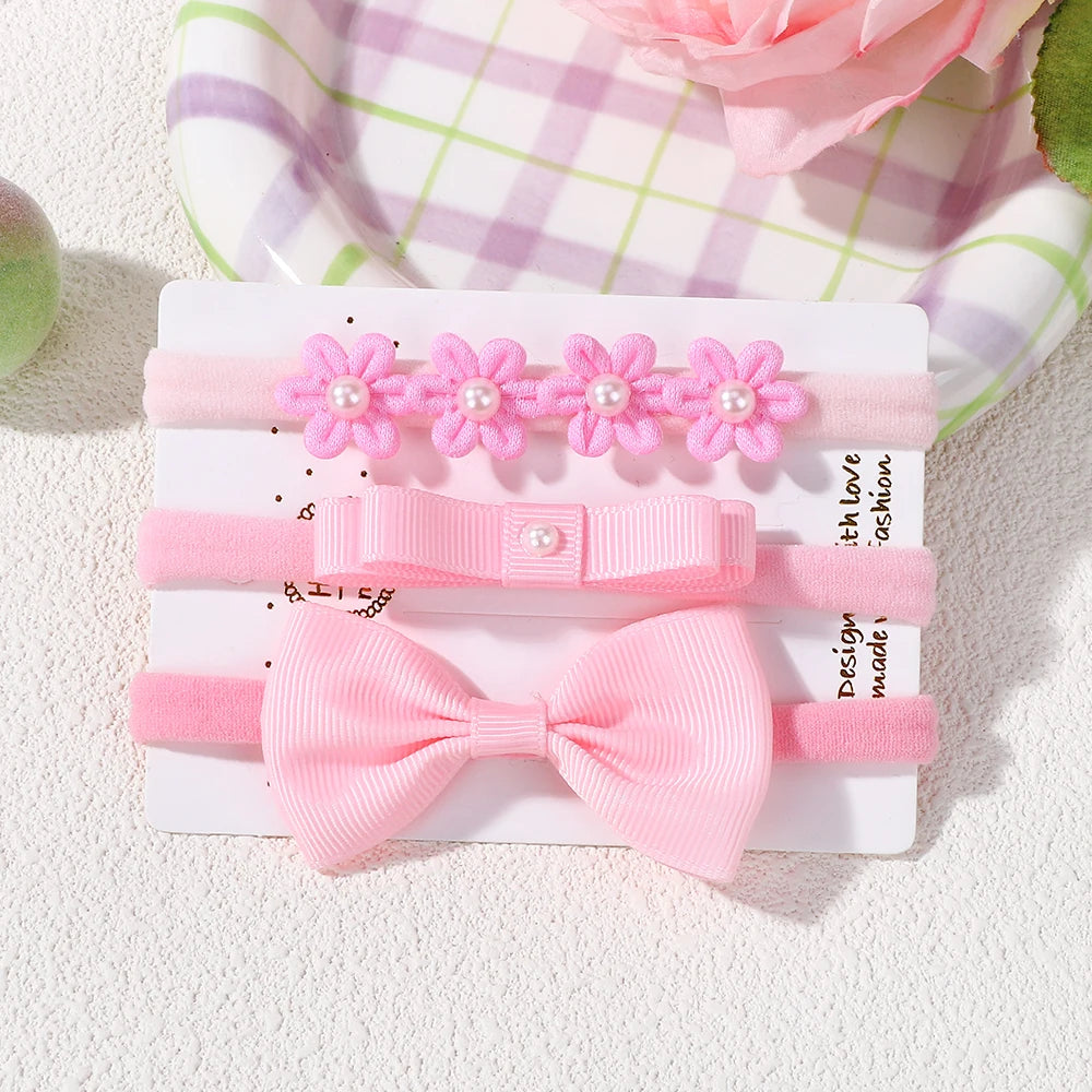 Ribbon Bows Flowers Headband