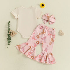 Western Short Sleeve Romper