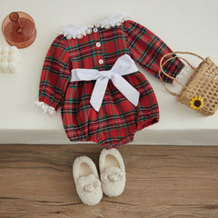 Toddler Baby Plaid Dress