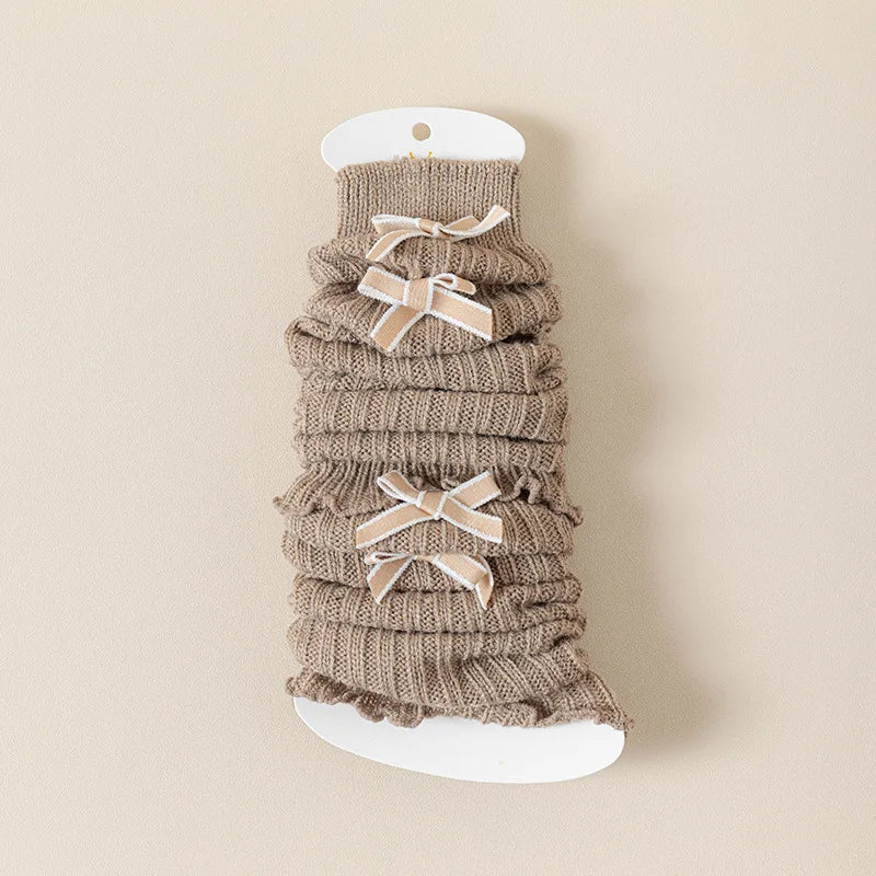 Soft Cotton Leg Warmers Knee Socks - PAMU8