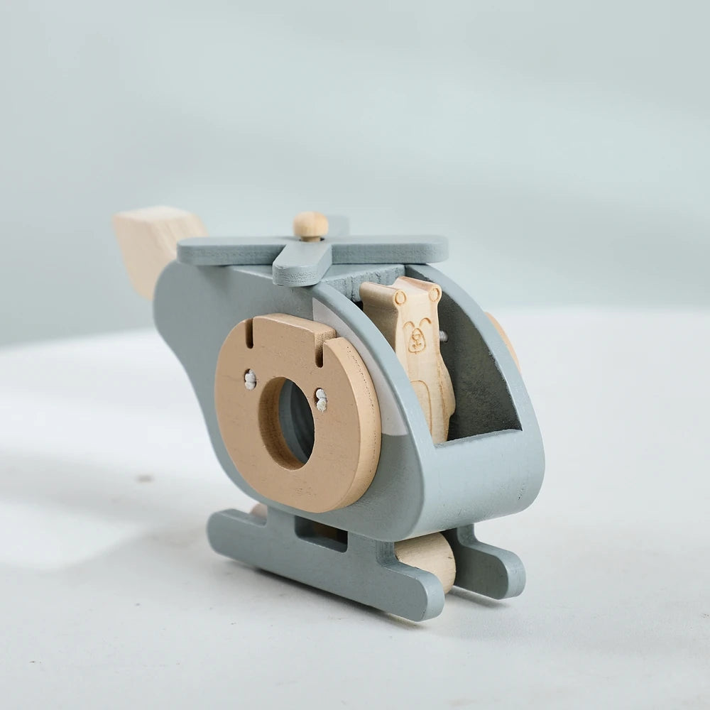 Wooden Plane Helicopter  Toys