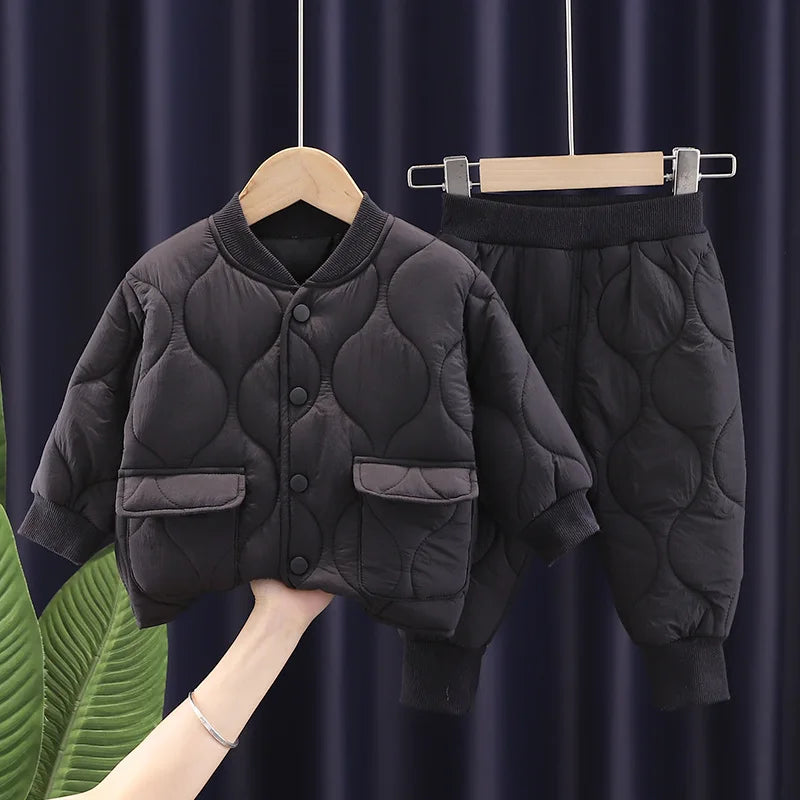 Baby Boys' Insulated Winter Set, Padded Jacket and Pants