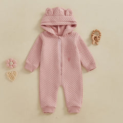 Hooded Embroidery Letter Outfit