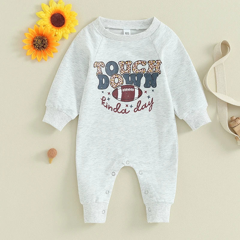 Newborn Baby Boys Rugby Rompers