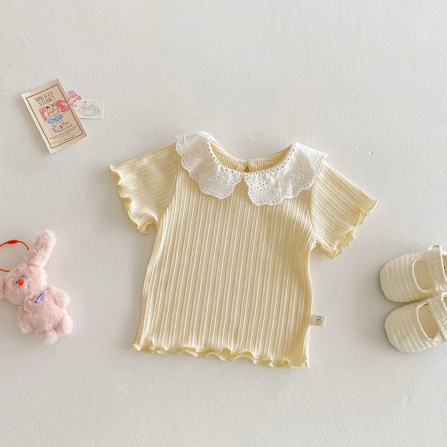 Baby Short Sleeve Tops Charming Kid's Clothing - PAMU8