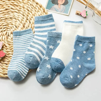 Cotton Stripe Cartoon Knitted socks