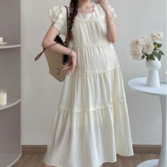 V-Neck Maternity Dress