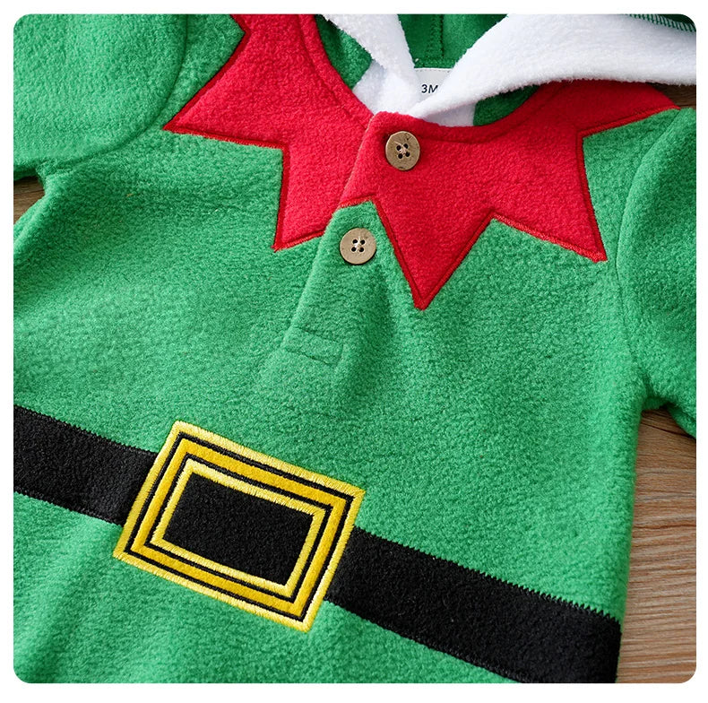 Christmas Soft Triangle Romper