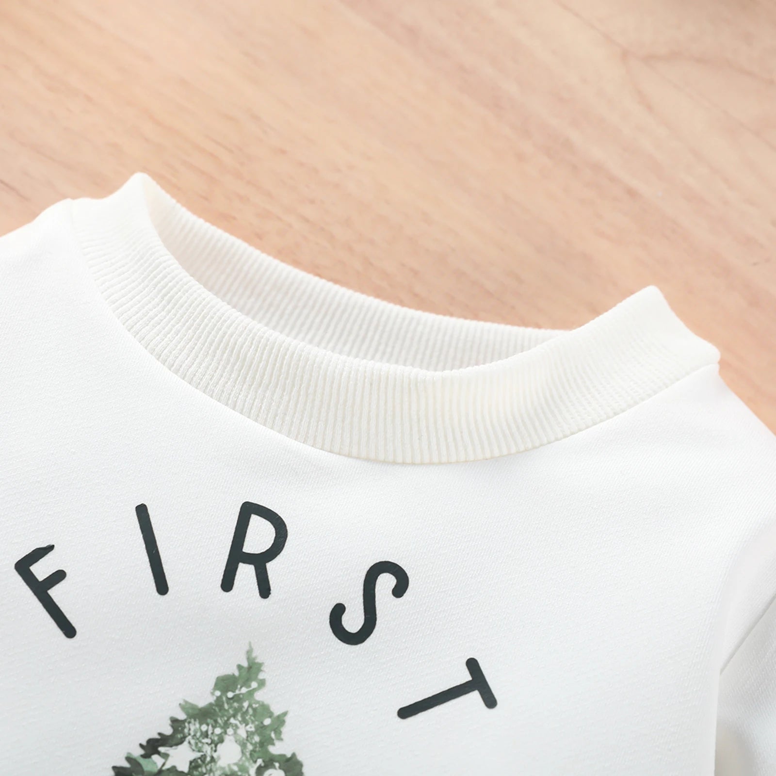 Baby Christmas Tree Romper | Long Sleeve Autumn Playsuit