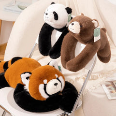 Weighted Long-Arm Plush Animal Pillow for Kids