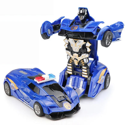 Mini 2 In 1 Car Toys  Robot Car