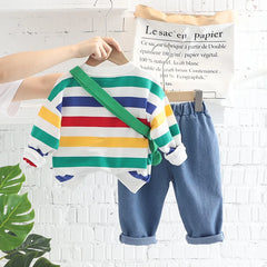 Striped Long Sleeve Baby Set