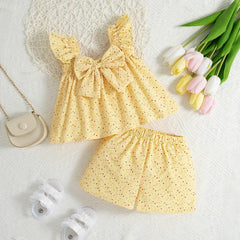 Cute Summer Top Shorts Set