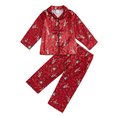 Girls Christmas Pajamas Set