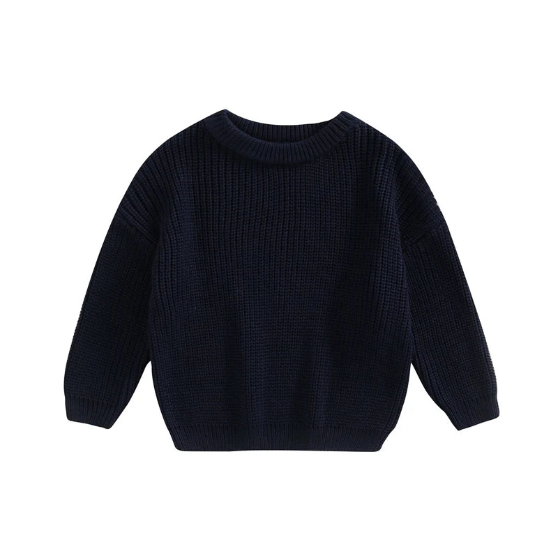 Newborn Knitwear Long Sleeve Cotton Pullover Tops - PAMU8