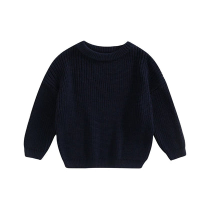 Newborn Knitwear Long Sleeve Cotton Pullover Tops - PAMU8