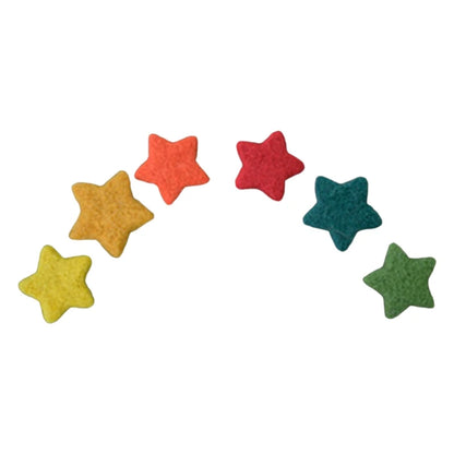 5Pcs Baby Wool Felt Stars Photography Accessories - PAMU8