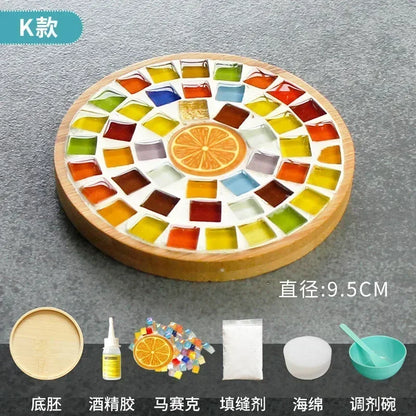Handmade DIY Mosaic Cup Mat Toys