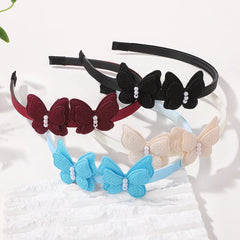 Girls' Butterfly Pearl Headbands, 4-Piece Set