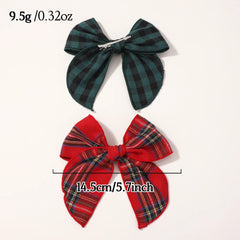 Christmas Bows Hair Clips