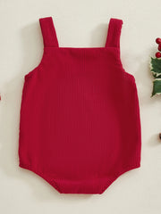 Embroidery Bow Christmas Bodysuit