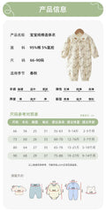 Spring Velvet Printed Baby Suit