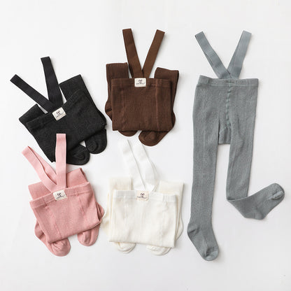 Elastic Tights for Girls Cotton Leggings - PAMU8