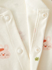Soft Cartoon Infant Bodysuit Suit