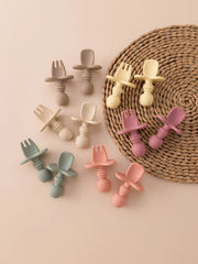 Silicone Baby Fork Spoon Set