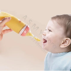 Baby Squeeze Feeding Bottle for Cereal and Puree