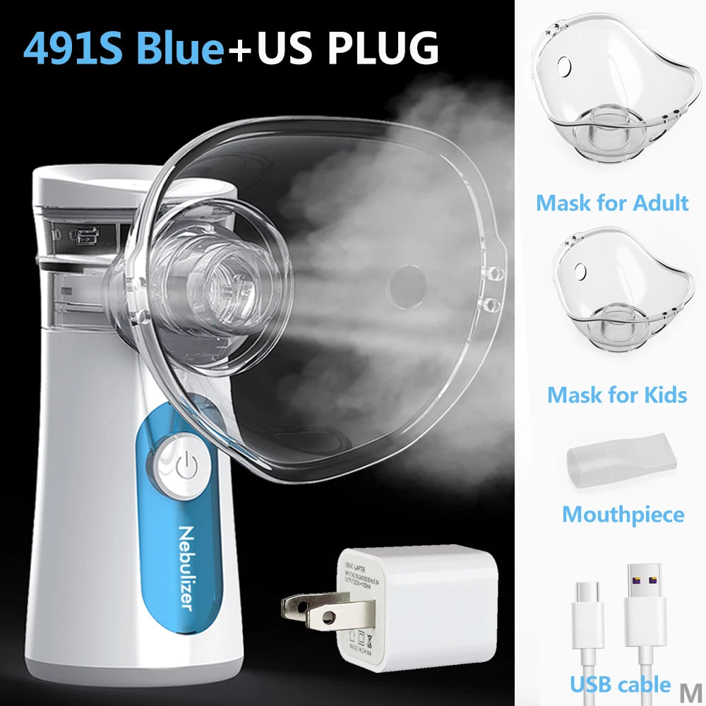 Portable Nebulizer Inhaler: Quiet Mesh Mist for Kids