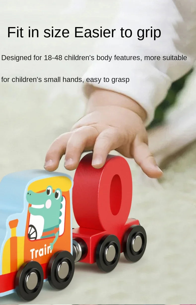 Magnetic Digital Train   Children's Educational Toys - PAMU8