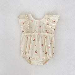 Cherry Girls Bow Jumpsuit