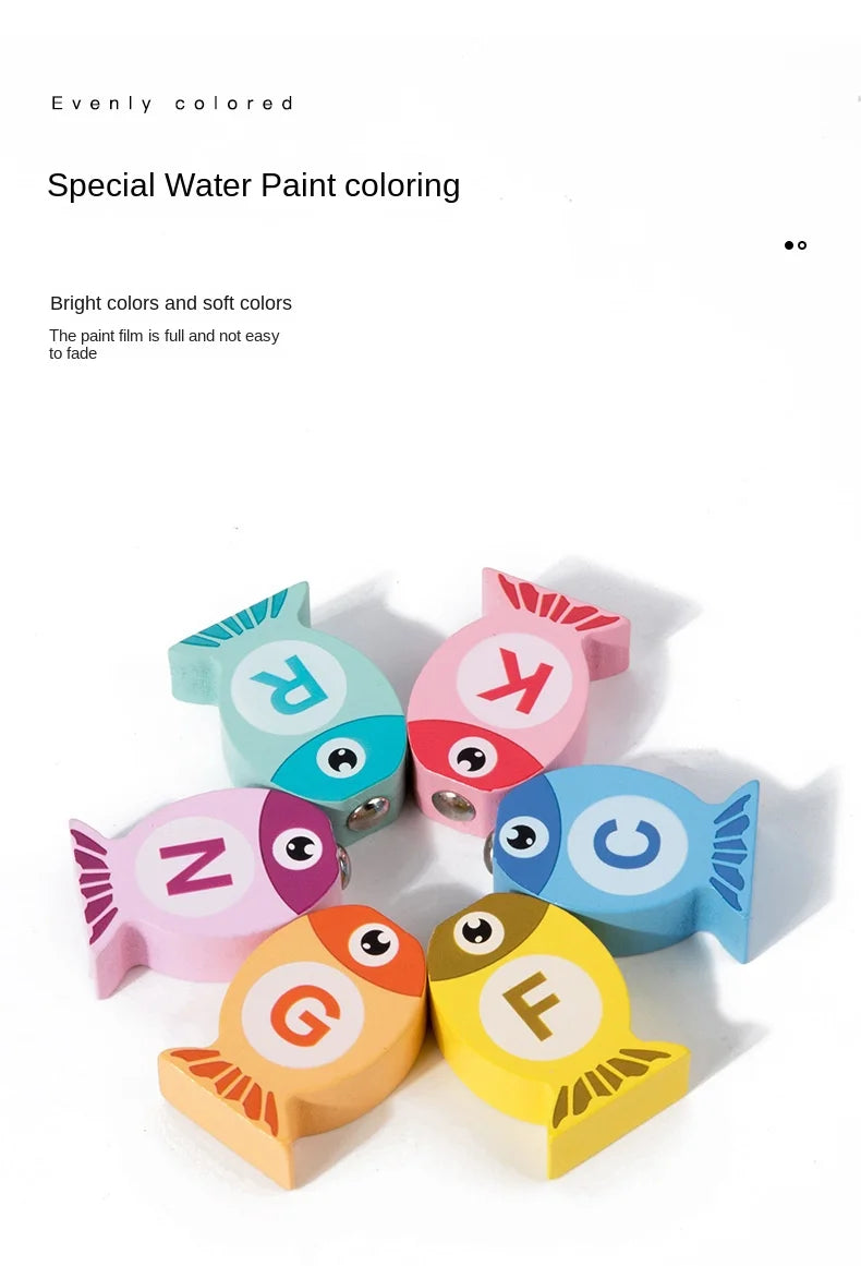 Kids Wooden Fishing Toys