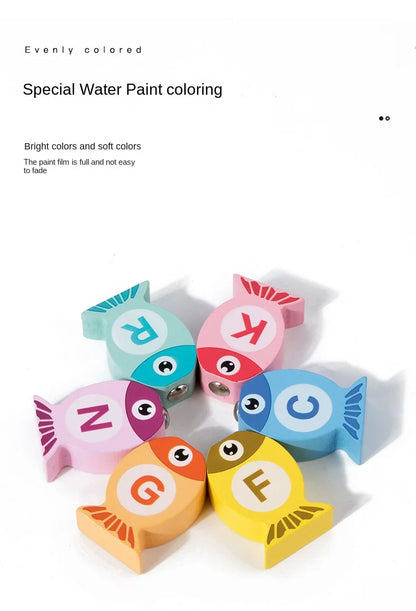 Kids Wooden Fishing Toys