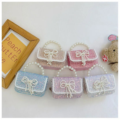 Pearl Beaded Shoulder Bag