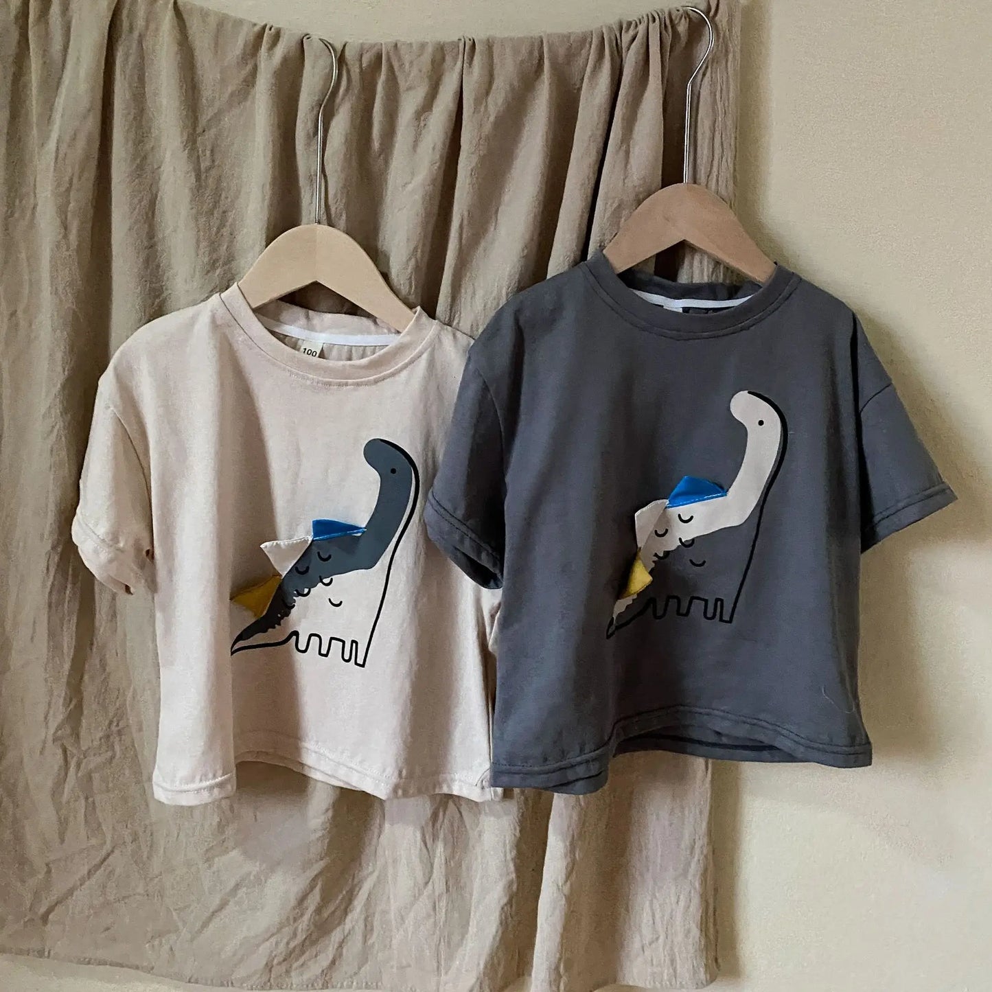 Dinosaur Half Sleeve Shirt - PAMU8