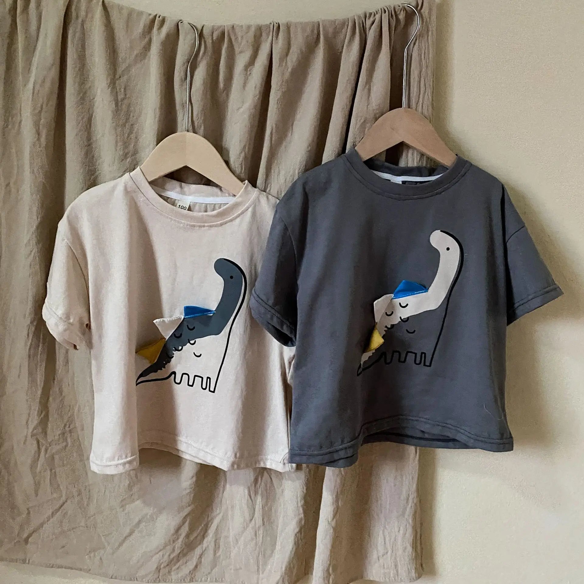 Dinosaur Half Sleeve Shirt - PAMU8