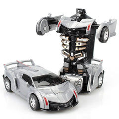 Mini 2-in-1 Transforming Robot Car Toy