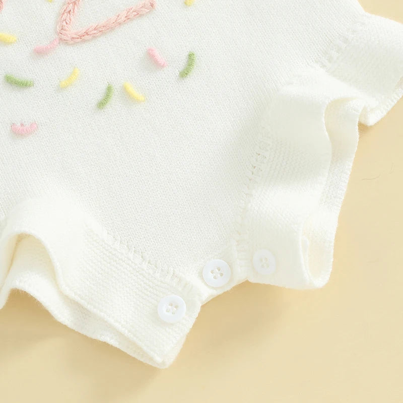 Baby Girl Birthday Romper