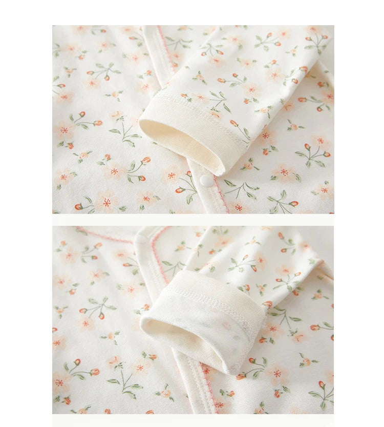 Printed Cotton Baby Girl Jumpsuit