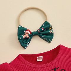 Long Sleeve Santa Romper