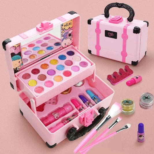 Kids Makeup Cosmetics Play Box